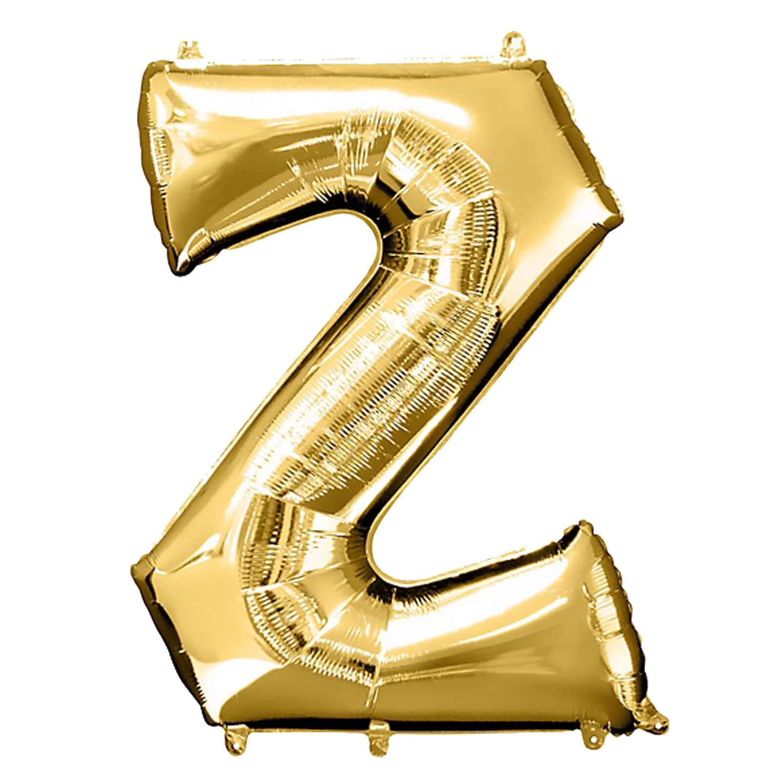35" Gold Letter and Number Balloons, Shiny Metallic Mylar Foil Helium Air Balloons - Image 30