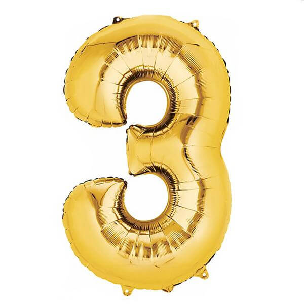 35" Gold Letter and Number Balloons, Shiny Metallic Mylar Foil Helium Air Balloons - Image 34