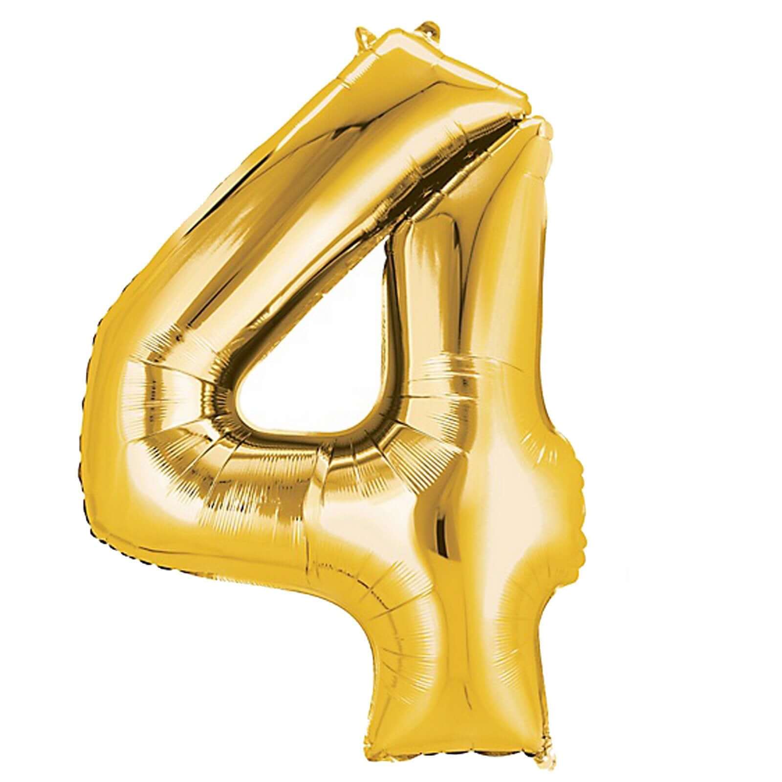 35" Gold Letter and Number Balloons, Shiny Metallic Mylar Foil Helium Air Balloons - Image 35