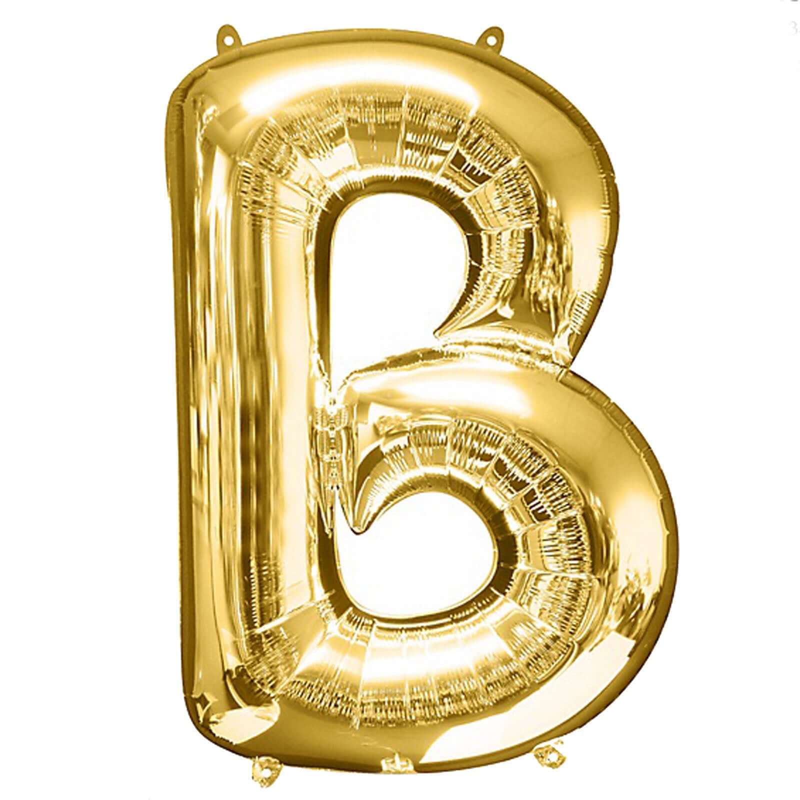 35" Gold Letter and Number Balloons, Shiny Metallic Mylar Foil Helium Air Balloons - Image 6