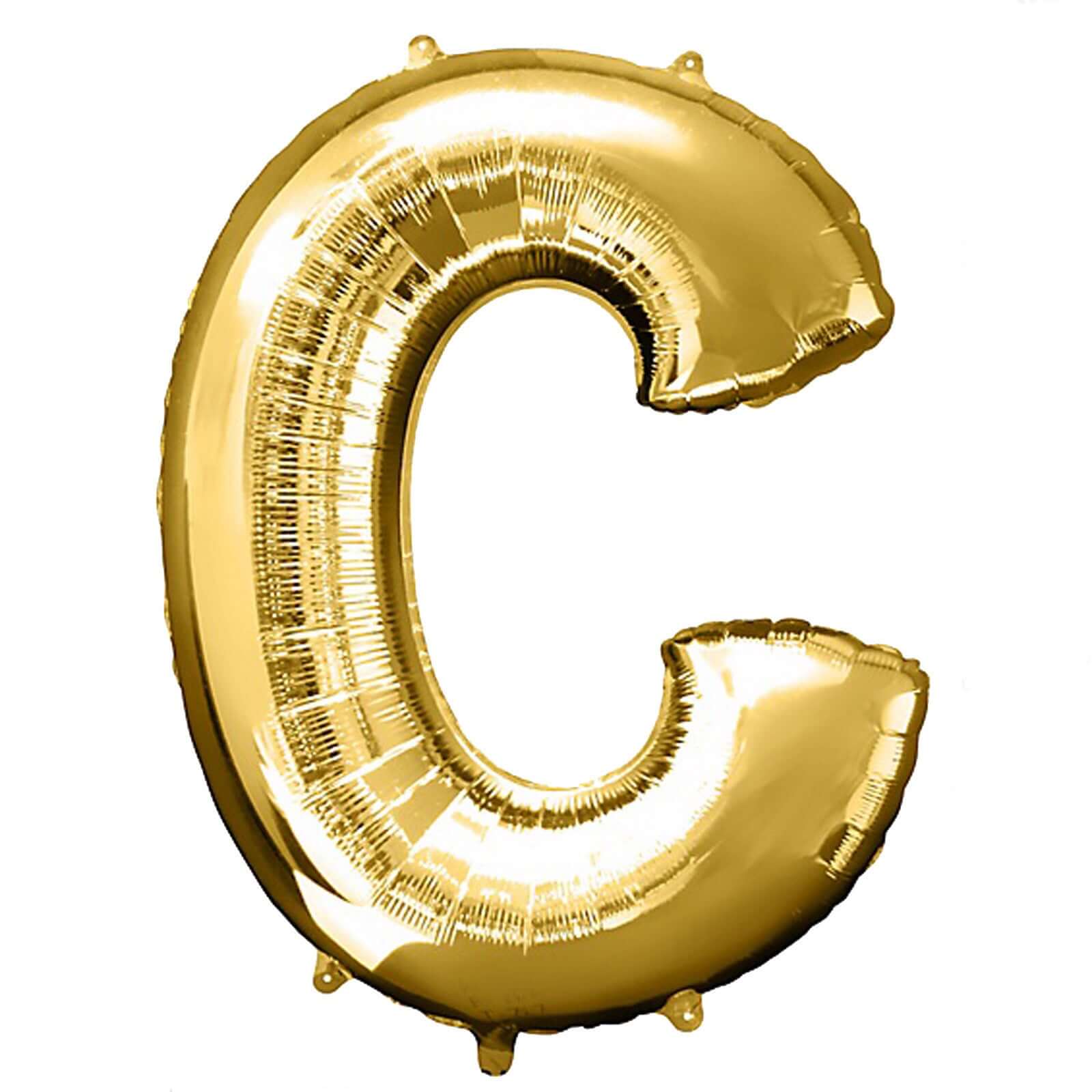 35" Gold Letter and Number Balloons, Shiny Metallic Mylar Foil Helium Air Balloons - Image 7
