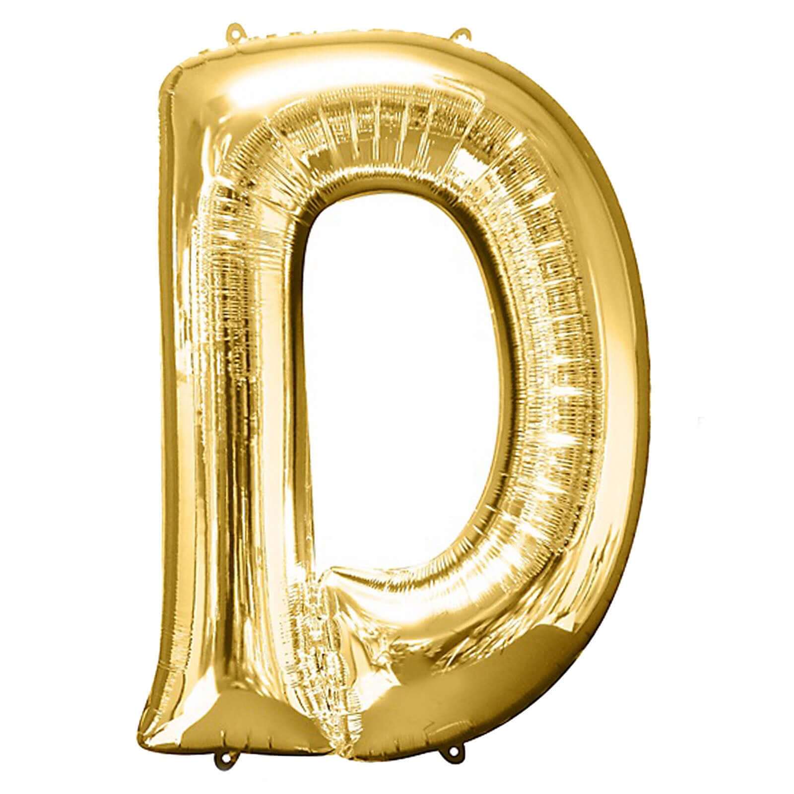 35" Gold Letter and Number Balloons, Shiny Metallic Mylar Foil Helium Air Balloons - Image 8