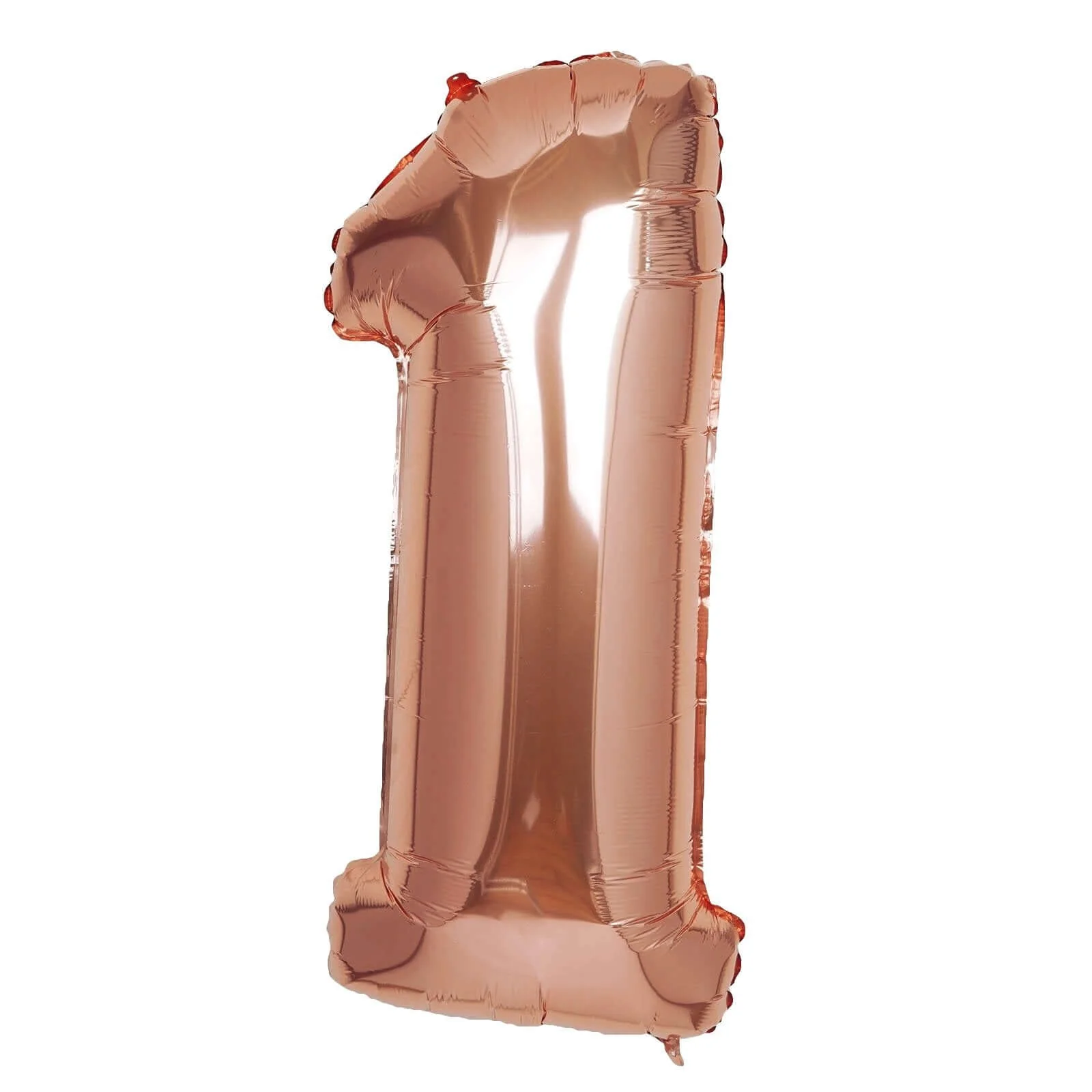 35" Rose Gold Letter and Number Balloons, Metallic Mylar Foil Helium Air Balloons - Image 30