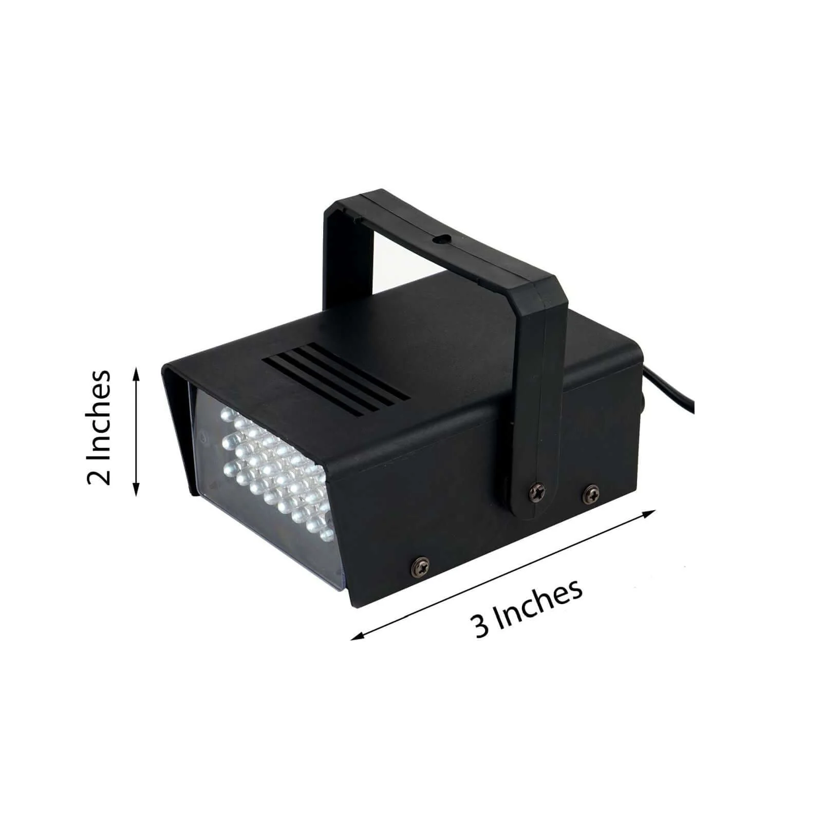 Mini Bright Blue Strobe Light with 24 LEDs, Stage Backdrop Uplight with Variable Flash & Speed Control 35W - Image 3