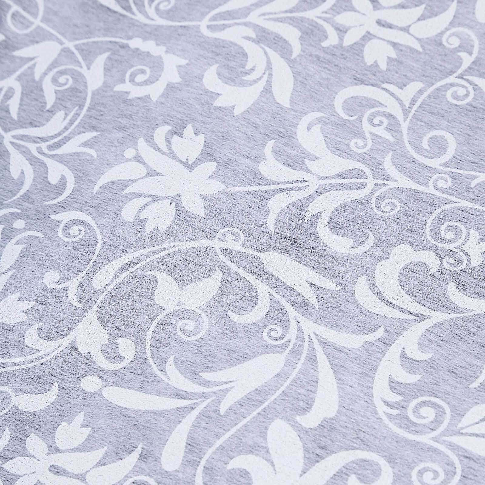 White Floral Lace Aisle Runner 36"x50ft - Image 7