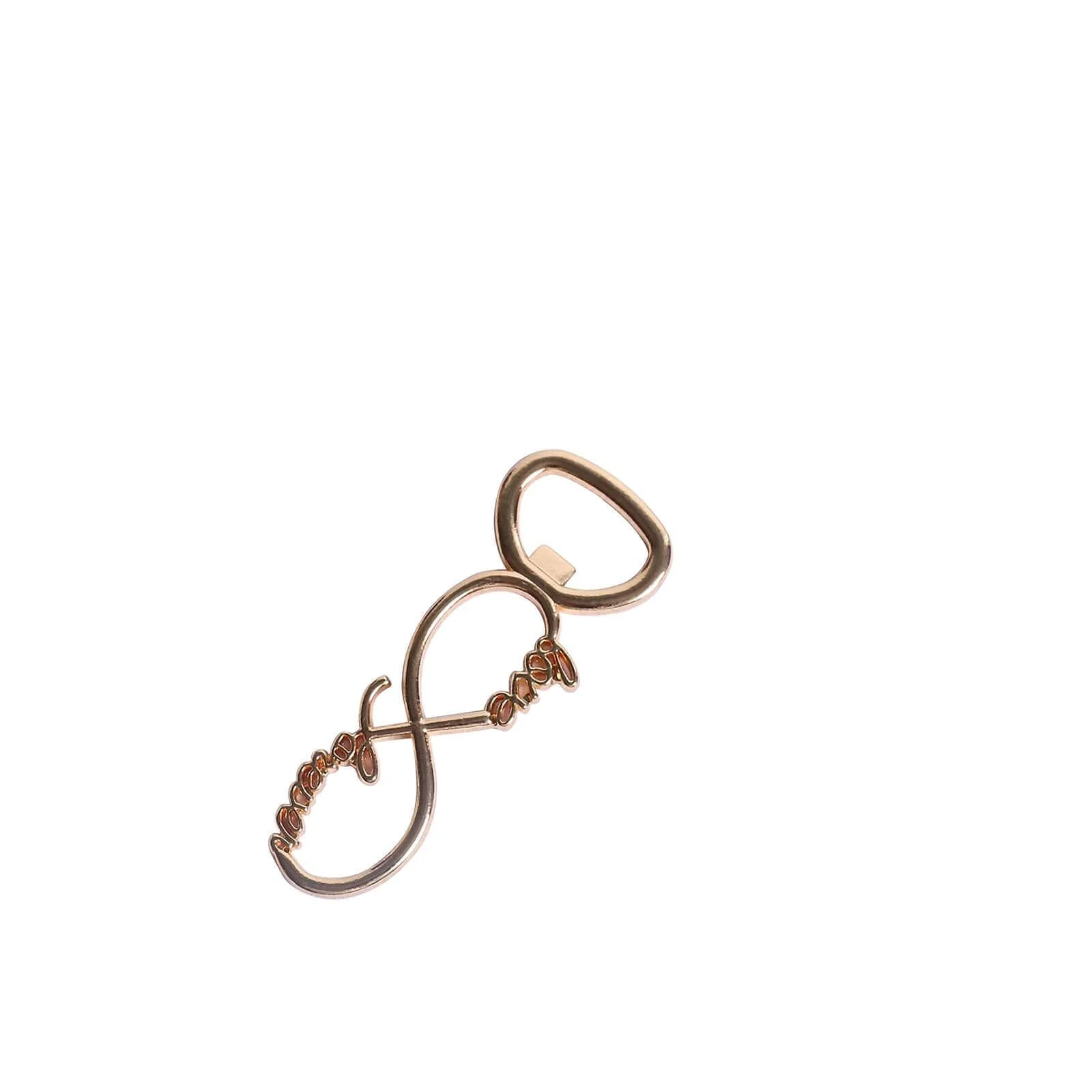 Gold Metal Infinity Sign "Love Forever" Bottle Opener Party Favors, Pre-Packed Wedding Souvenir Gift 4" - Image 7