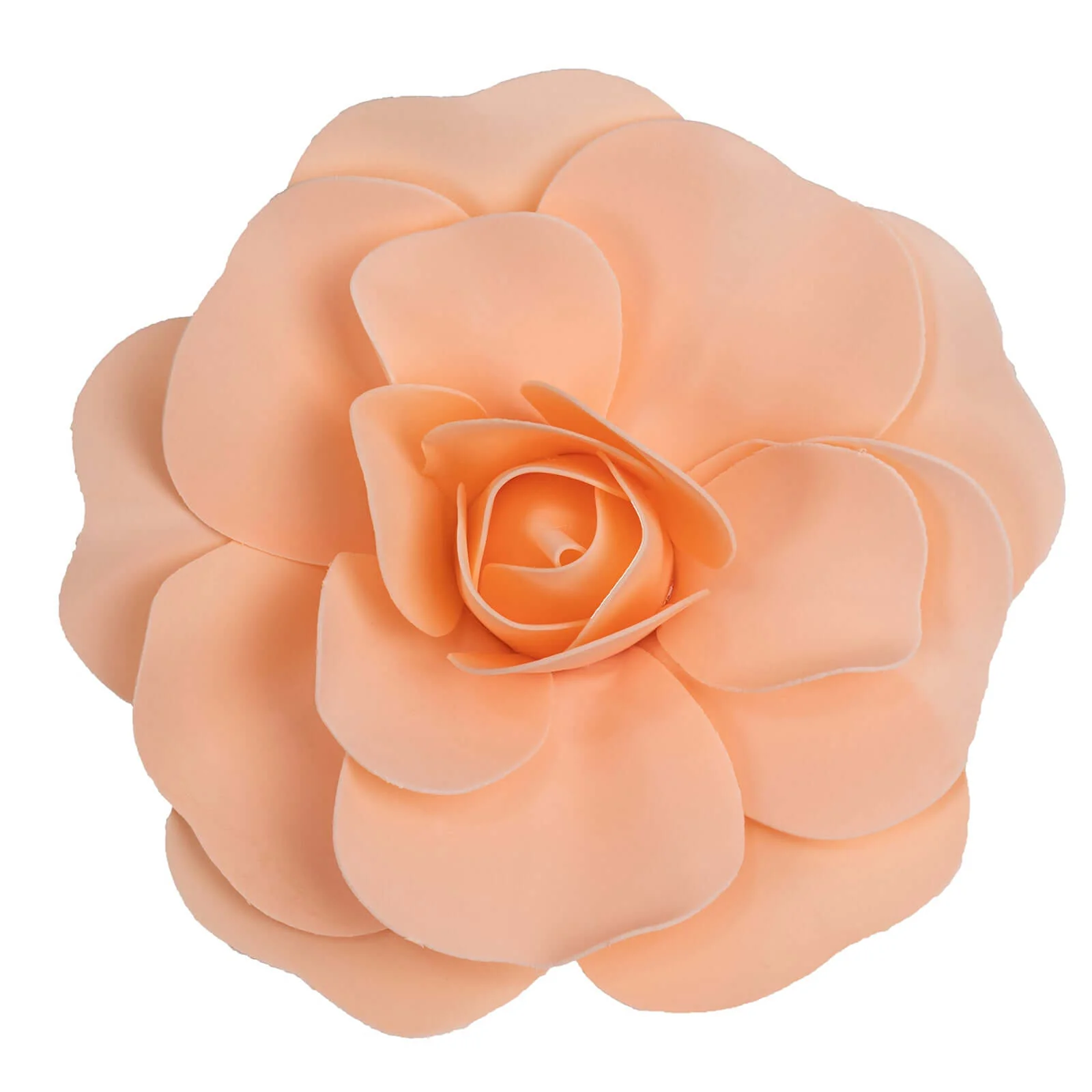 4 Pack Large Blush Real Touch Artificial Foam DIY Craft Roses 12" - Image 9