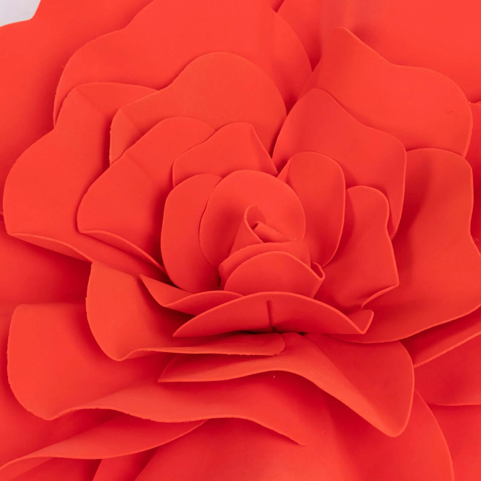 4 Pack Large Red Real Touch Artificial Foam DIY Craft Roses 16" - Image 6