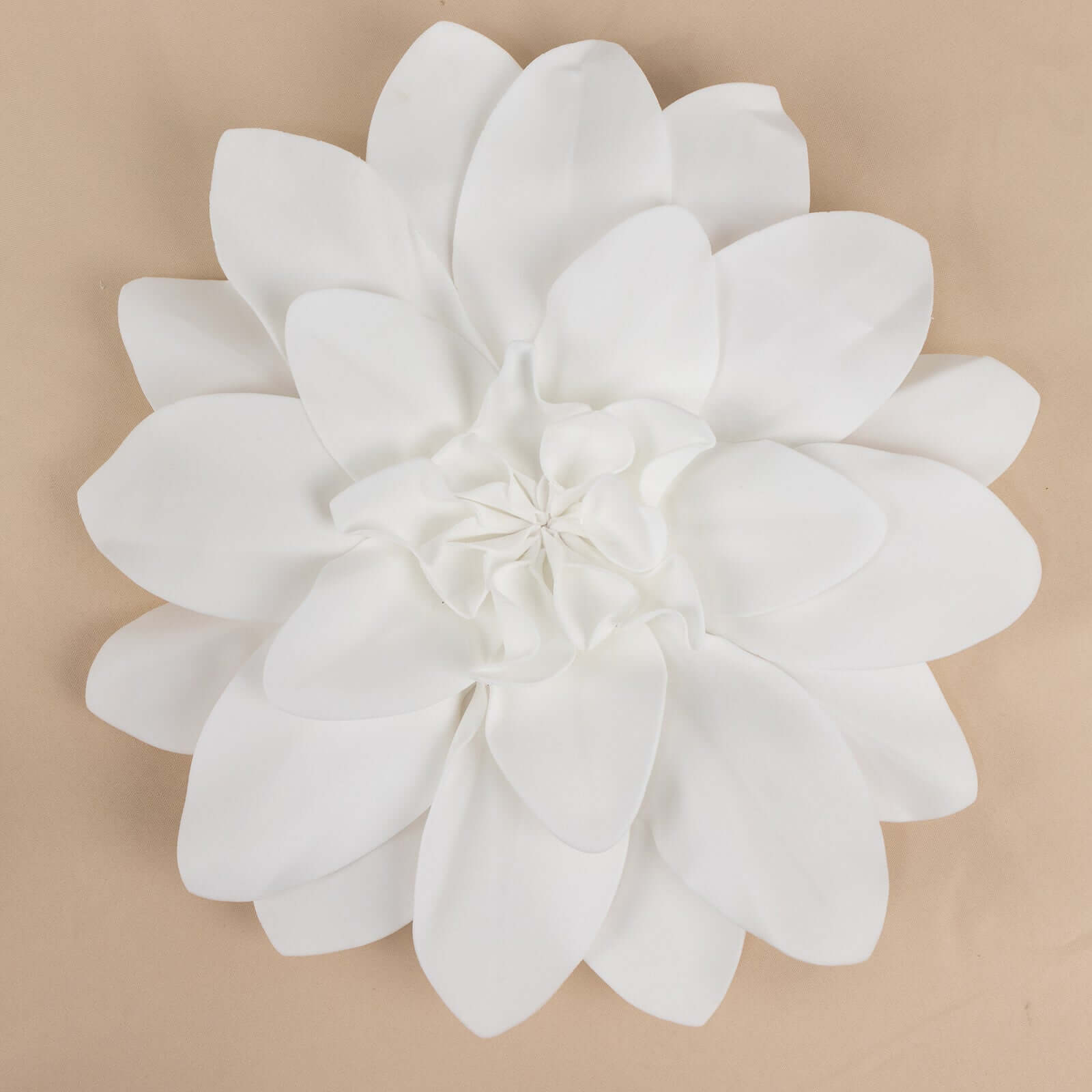 4 Pack White Real-Like Soft Foam Craft Daisy Flower Heads 16" - Image 4