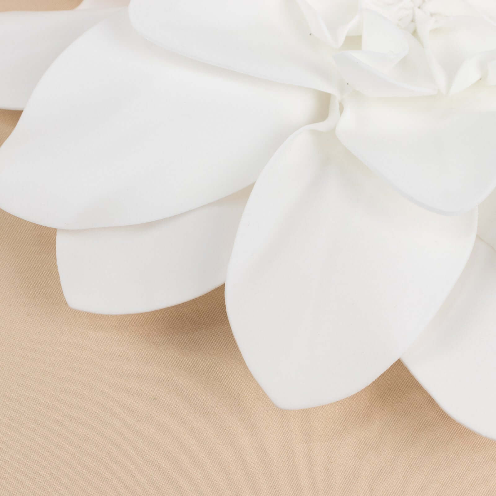 4 Pack White Real-Like Soft Foam Craft Daisy Flower Heads 16" - Image 8