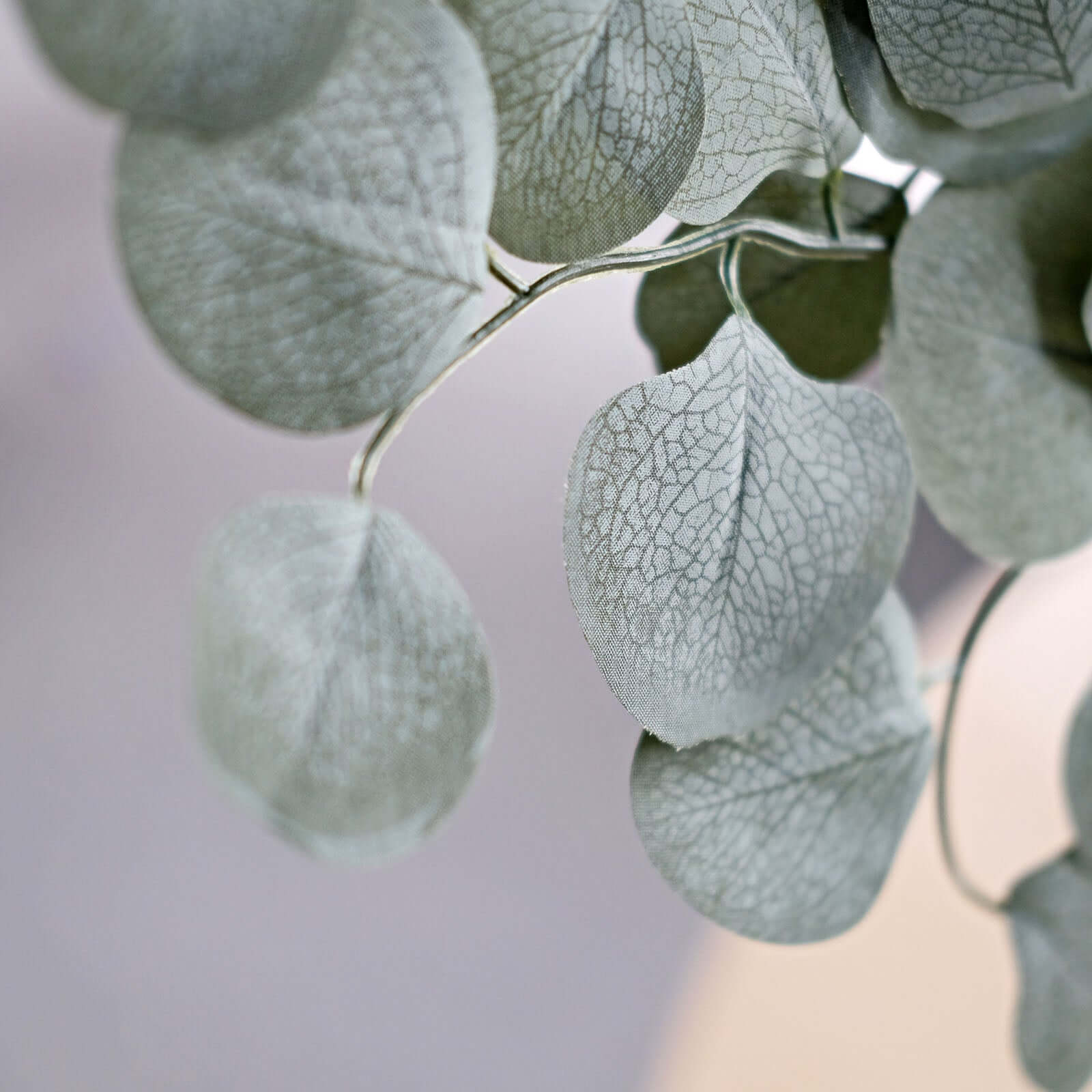 4 Pack Real Touch Frosted Green Artificial Silk Eucalyptus Leaf Stems 25" - Image 6