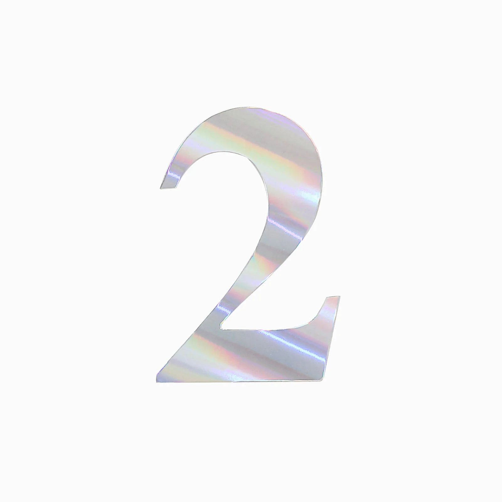 4 Pack Metallic Iridescent Alphabet and Number Stickers Banner, Customizable Stick on Letters & Numbers 5" - Image 41