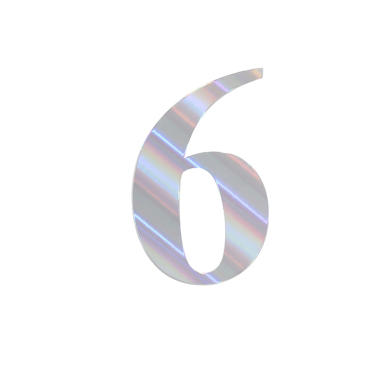 4 Pack Metallic Iridescent Alphabet and Number Stickers Banner, Customizable Stick on Letters & Numbers 5" - Image 45