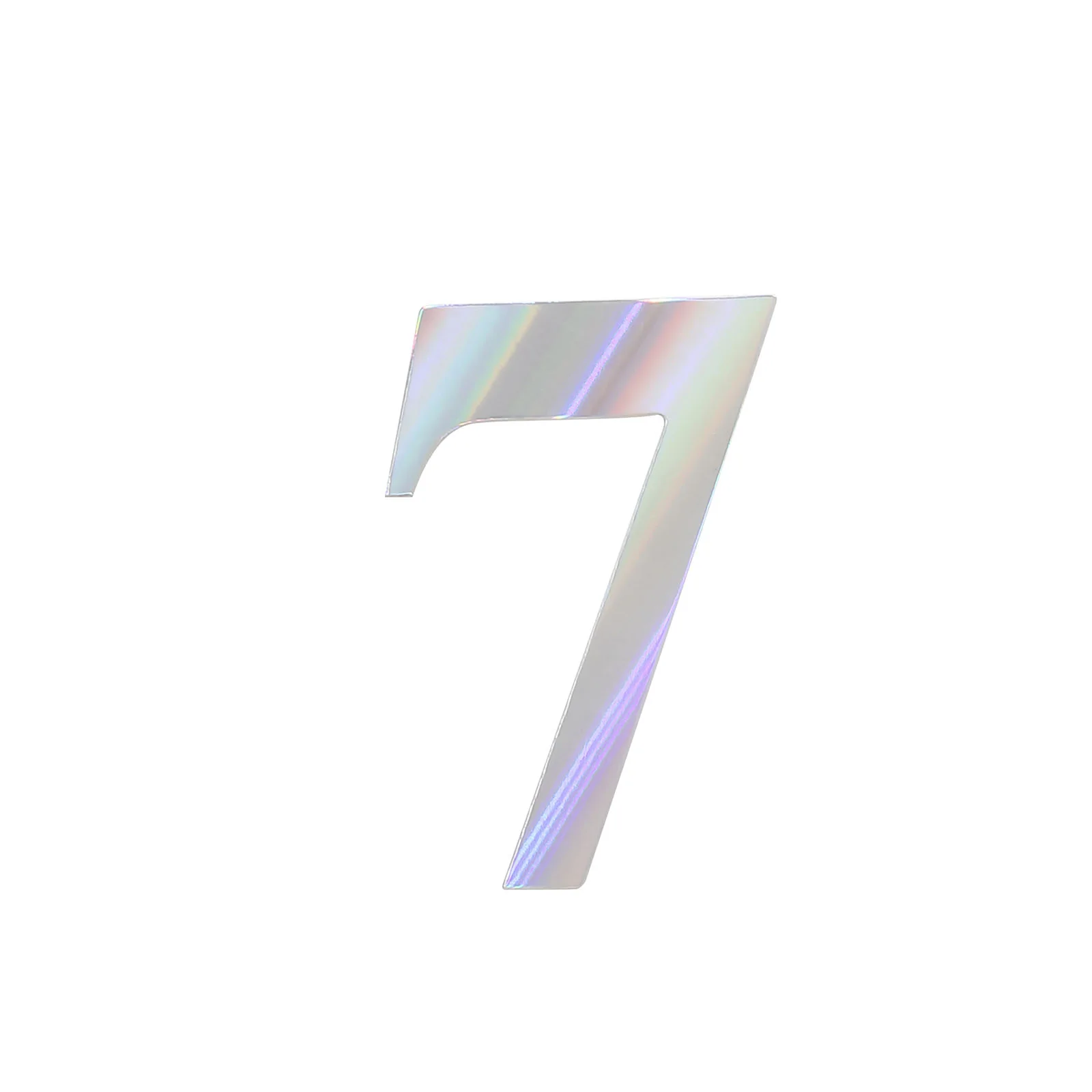4 Pack Metallic Iridescent Alphabet and Number Stickers Banner, Customizable Stick on Letters & Numbers 5" - Image 46