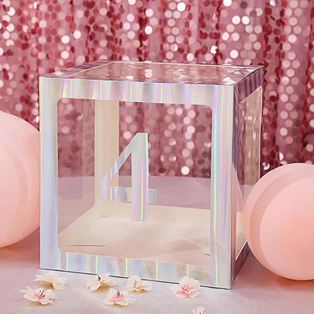 4 Pack Metallic Iridescent Alphabet and Number Stickers Banner, Customizable Stick on Letters & Numbers 5" - Image 6