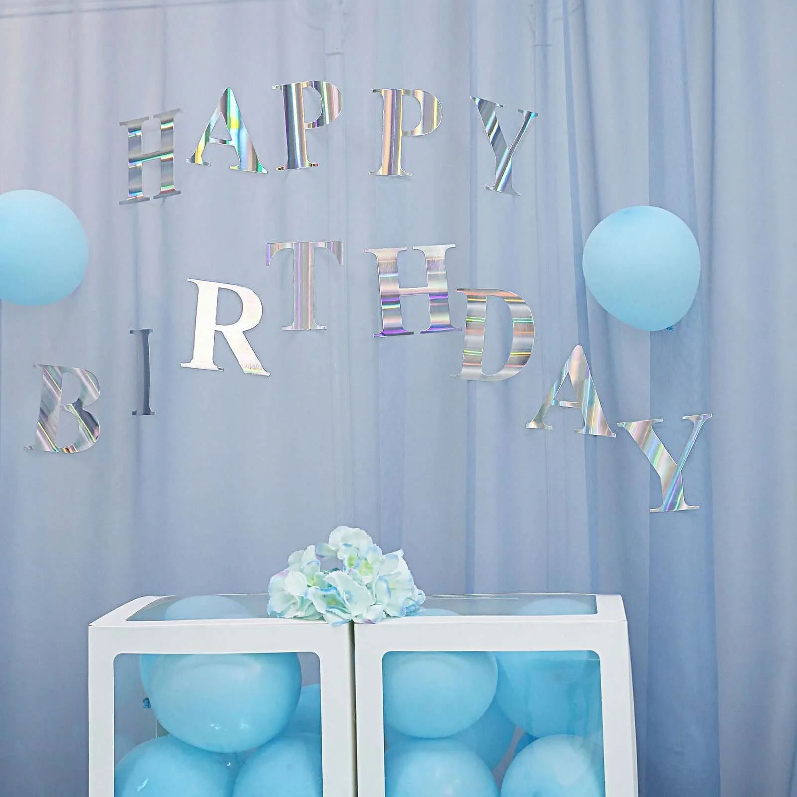 4 Pack Metallic Iridescent Alphabet and Number Stickers Banner, Customizable Stick on Letters & Numbers 5" - Image 67