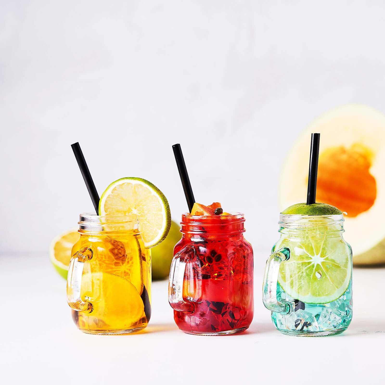 4-Pack Clear Glass Mason Jars 4oz Rustic Design with Handles and Rose Gold Screw-On Lids - Stylish Storage for Beverages & Decor - Image 13