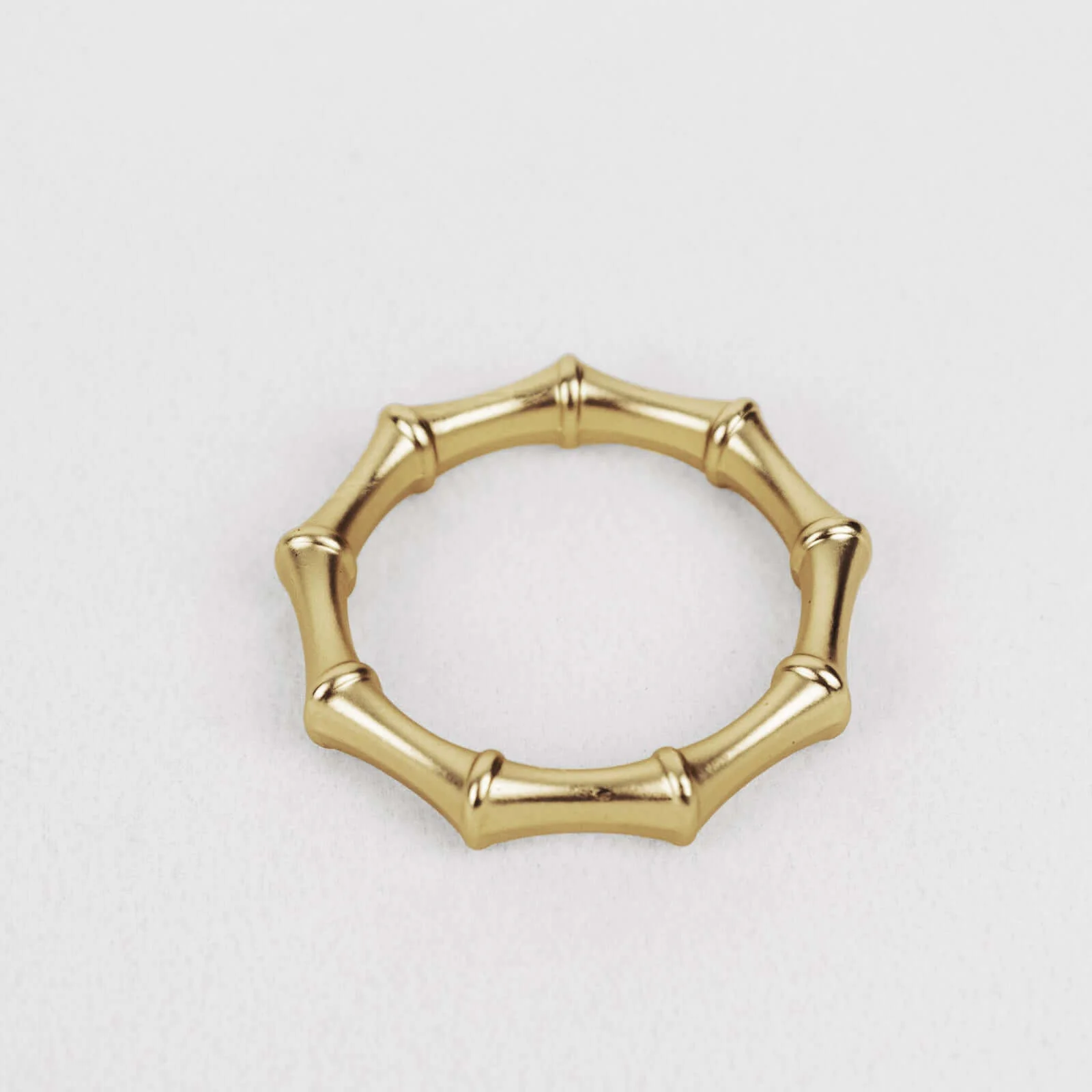 4 Pack Gold Metal Napkin Rings Bamboo Knuckle Style, Modern Serviette Holders 2" - Image 11