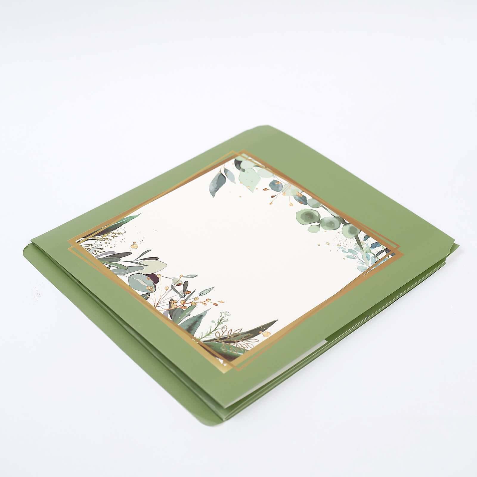 4 Pack Green Foliage Leaves Gender Neutral DIY Prop Balloon Boxes, Boho Design Baby Shower Party Decorations - Image 12