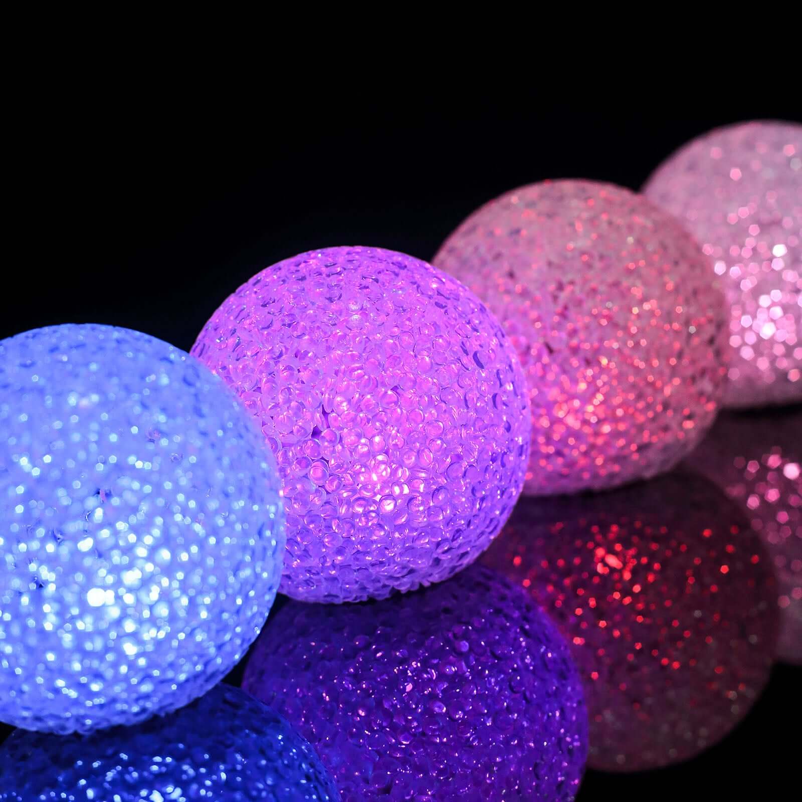 4-Pack LED Ball Light Centerpiece Fillers 3" - Color Changing Battery Operated Mini Light Globes - Image 8