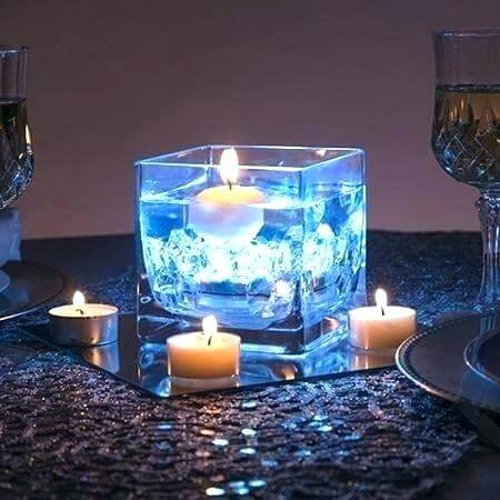 4-Pack LED Disc Lights 3" Flower Shaped Design Warm White - Remote Operated DIY Centerpiece Accent - Image 5