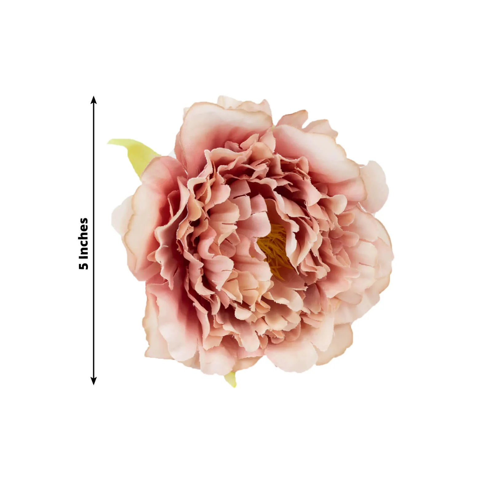 4-Pack Napkin Rings with Silk Peony Flower – Pink Floral Napkin Holders for Dinner Table Settings & Décor - Image 2