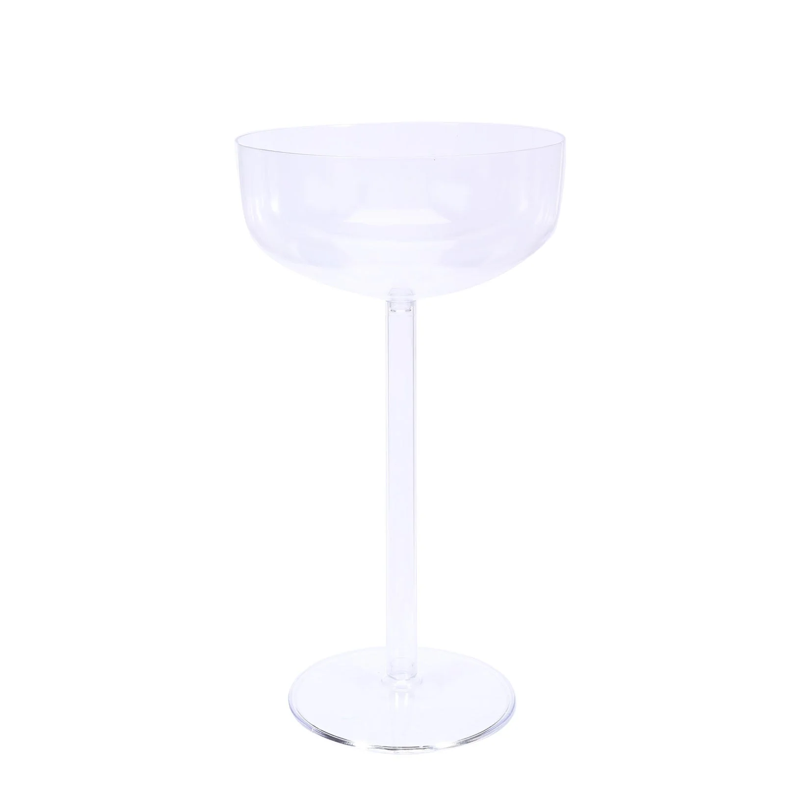 4-Pack Plastic Flower Vases Champagne Glass Design 18" Clear - Fillable Long Stem Wedding Centerpieces - Image 8