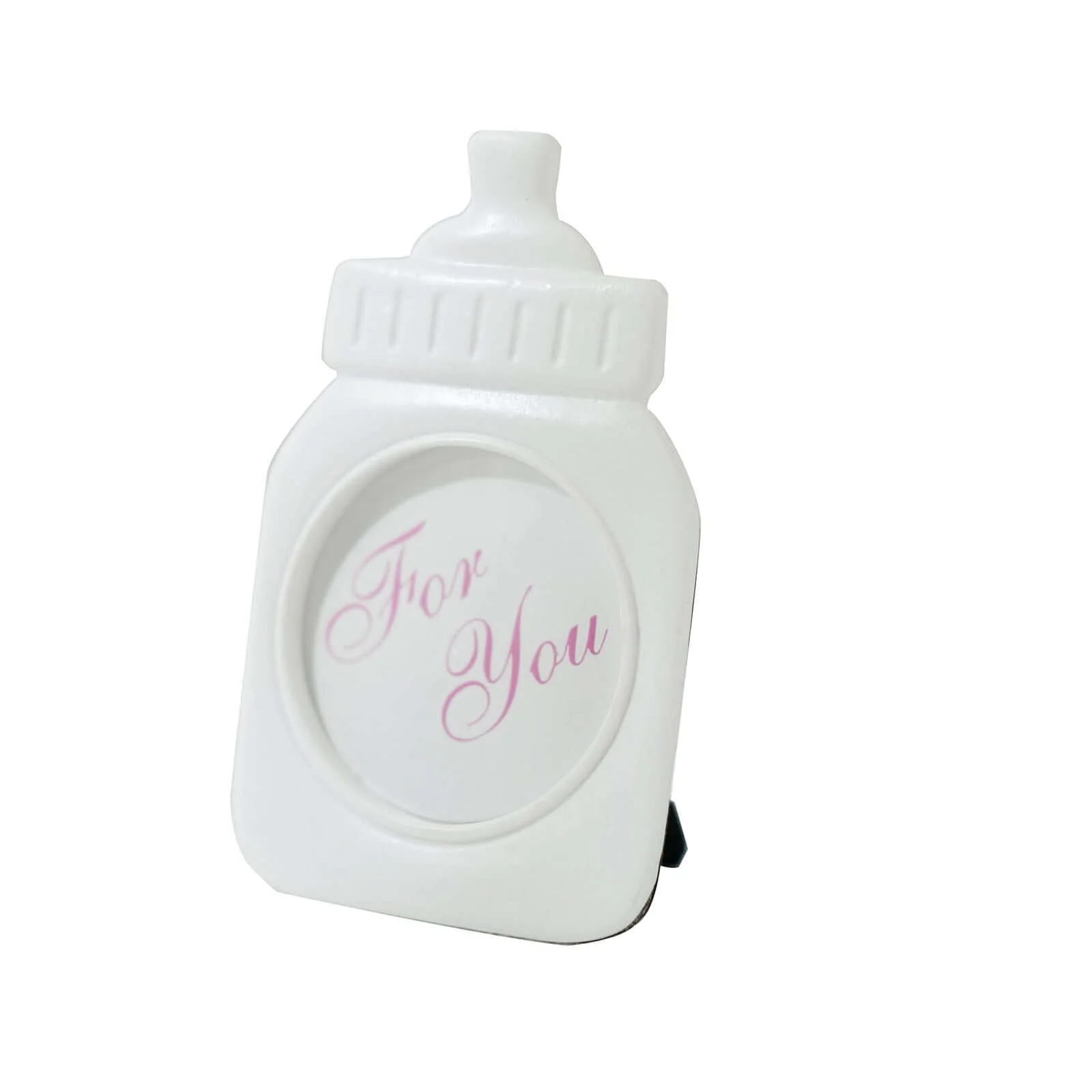 4 Pack White Resin Baby Feeding Bottle Picture Frame Party Favors, Baby Shower Favors, Gender Reveal Party Gifts 4" - Image 7