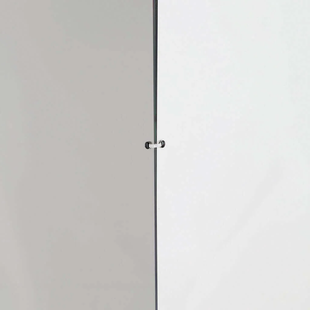Floor Standing Silver Mirror Finish Acrylic Pedestal Riser, Display Box with Interchangeable Lid and Base 40" - Image 13