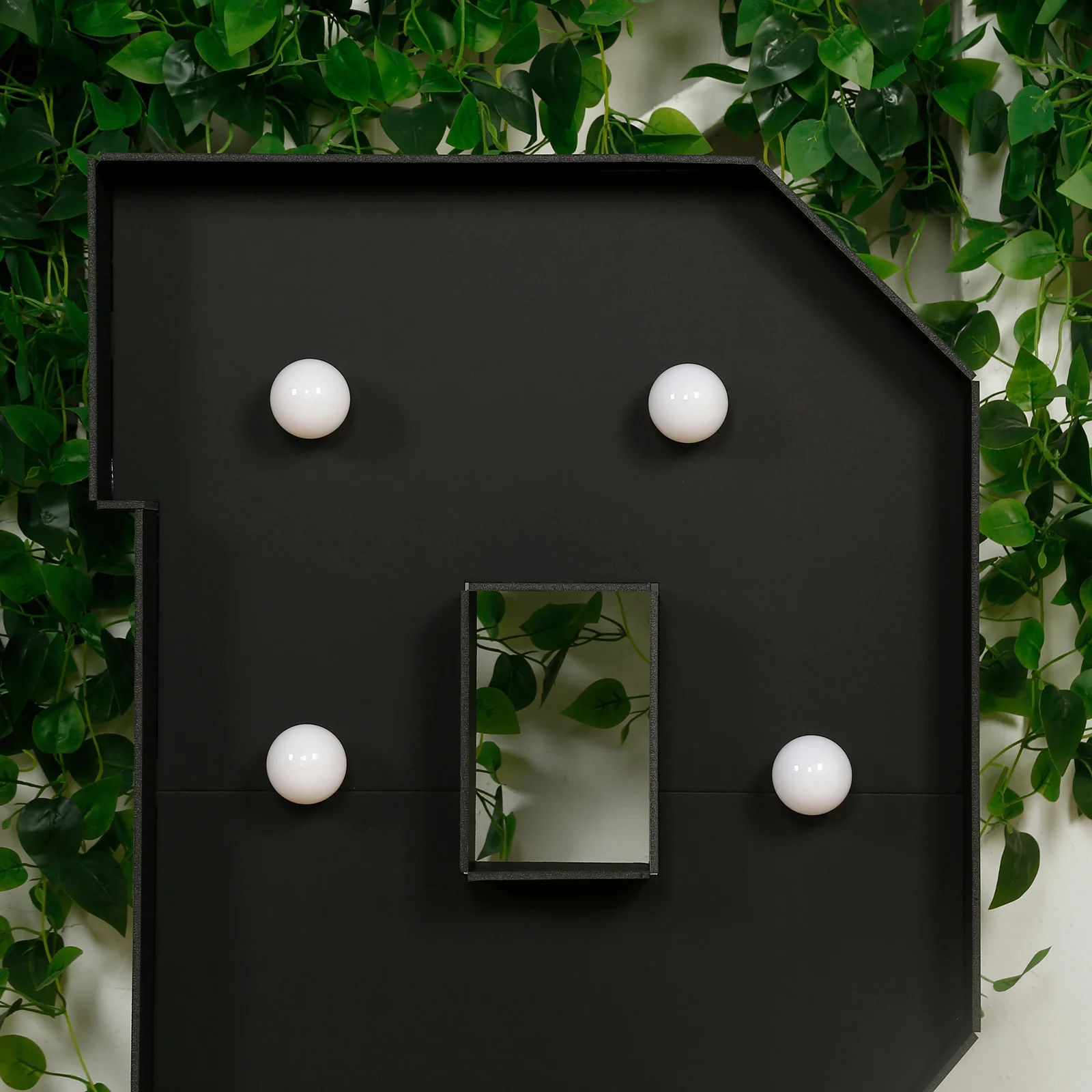 4ft Giant LED Marquee Letter "R", Black Pre-Cut Foam Board with 10 Warm White Battery Operated LEDs, Glue Gun and Sticks - Image 2