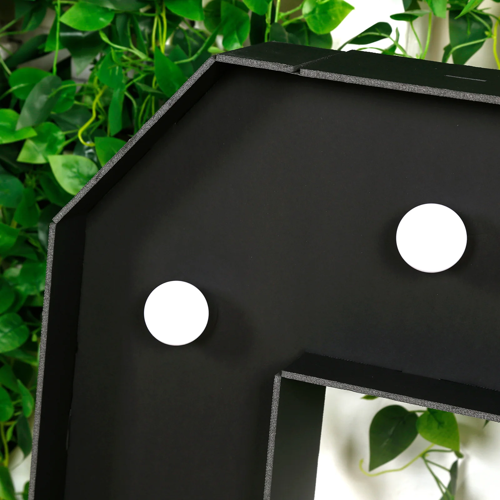 4ft Giant LED Marquee Number "6", Black Pre-Cut Foam Board with 10 Warm White Battery Operated LEDs, Glue Gun and Sticks - Image 2