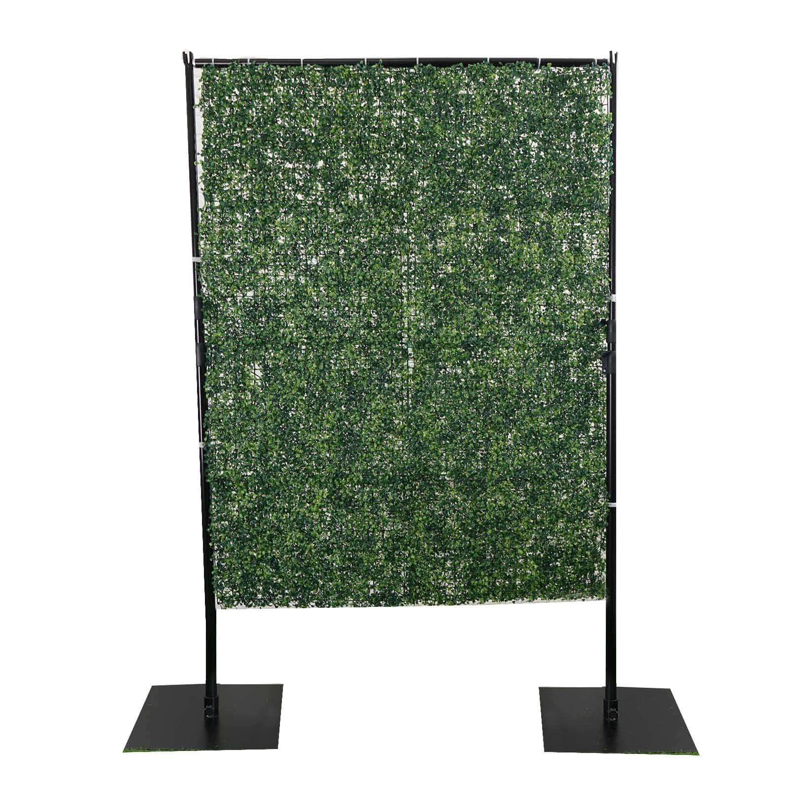 Portable Isolation Wall with Artificial Grass Wall Panels, Floor Standing Sneeze Guard 4FT x 9FT - Image 10