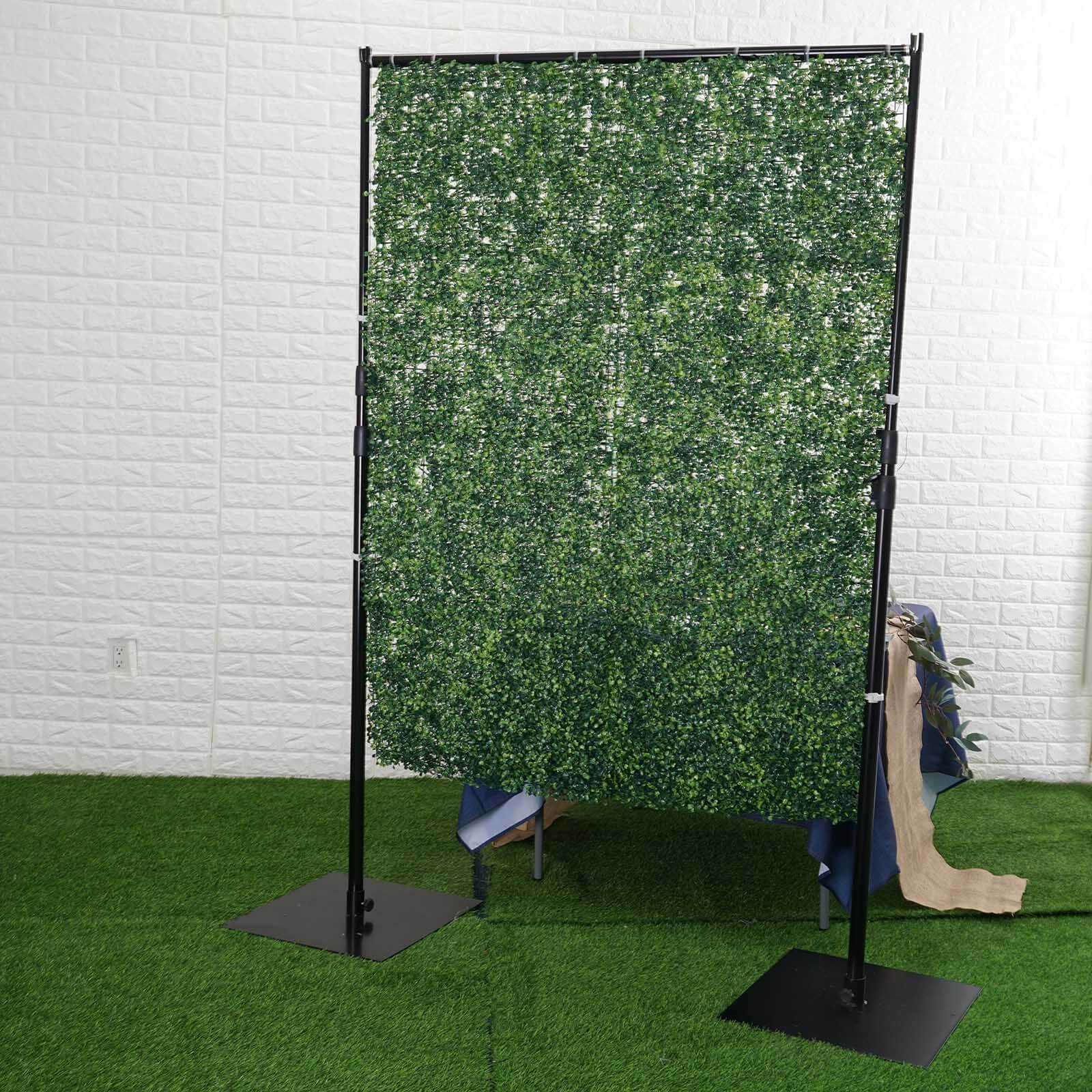 Portable Isolation Wall with Artificial Grass Wall Panels, Floor Standing Sneeze Guard 4FT x 9FT - Image 12