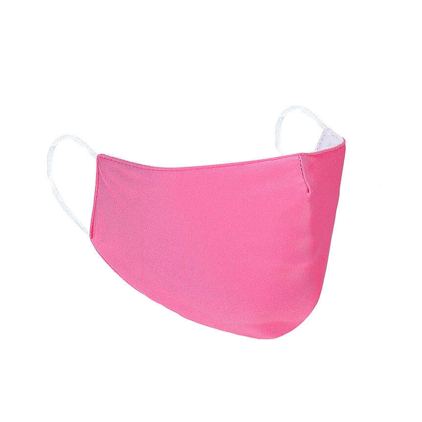 5 Pack Fuchsia Ultra Soft 100% Organic Cotton Face Masks, Reusable Fabric Masks With Soft Ear Loops 2 Ply - Image 6