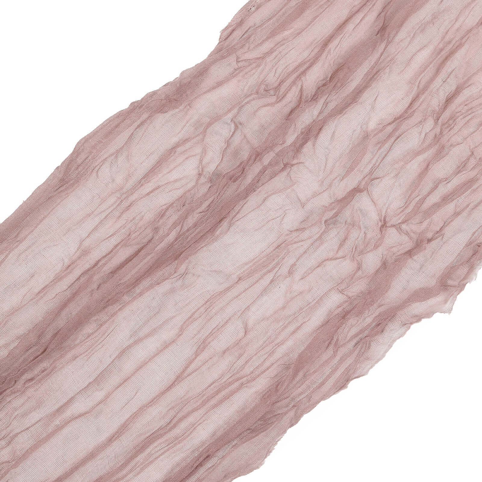 5 Pack Cheesecloth Gauze Chair Sashes 16"x88" Dusty Rose - Boho Decorative Accent - Image 8