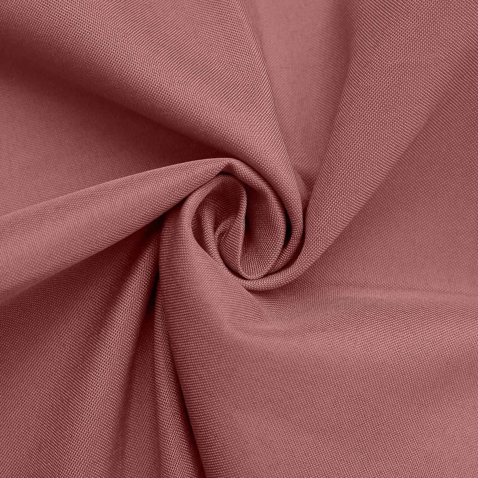 5 Pack Cinnamon Rose Cloth Napkins with Hemmed Edges, Reusable Polyester Dinner Linen Napkins - 20"x20" - Image 13