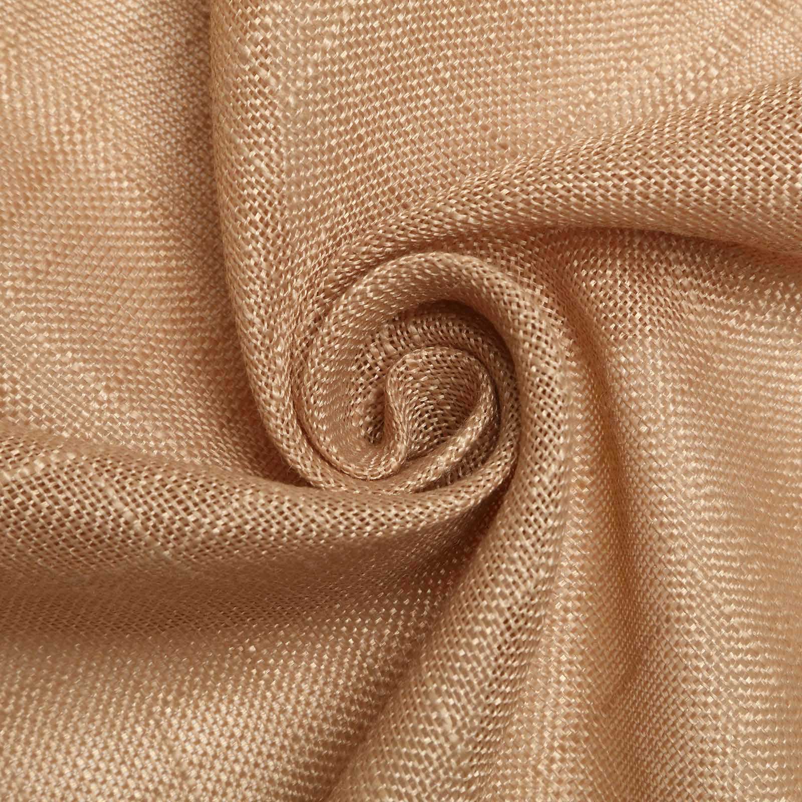 5 Pack Faux Linen Napkins 20"x20" Natural - Slubby Textured & Wrinkle Resistant Dinner Napkins - Image 8