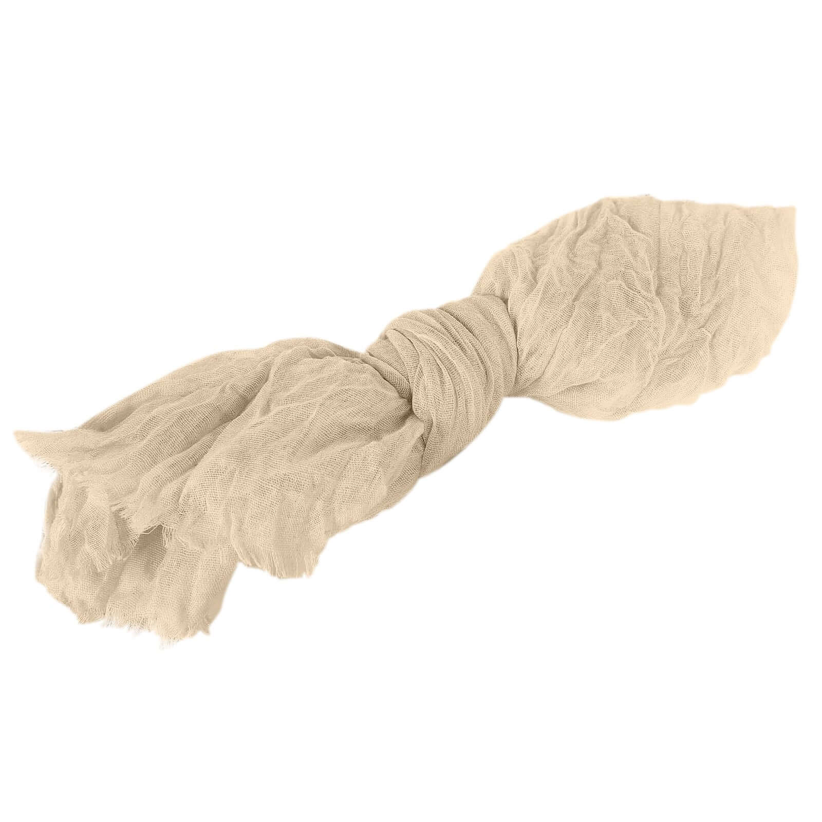 5 Pack Gauze Cheesecloth Napkins 24"x19" Beige - Reusable Boho Dinner Napkins - Image 6