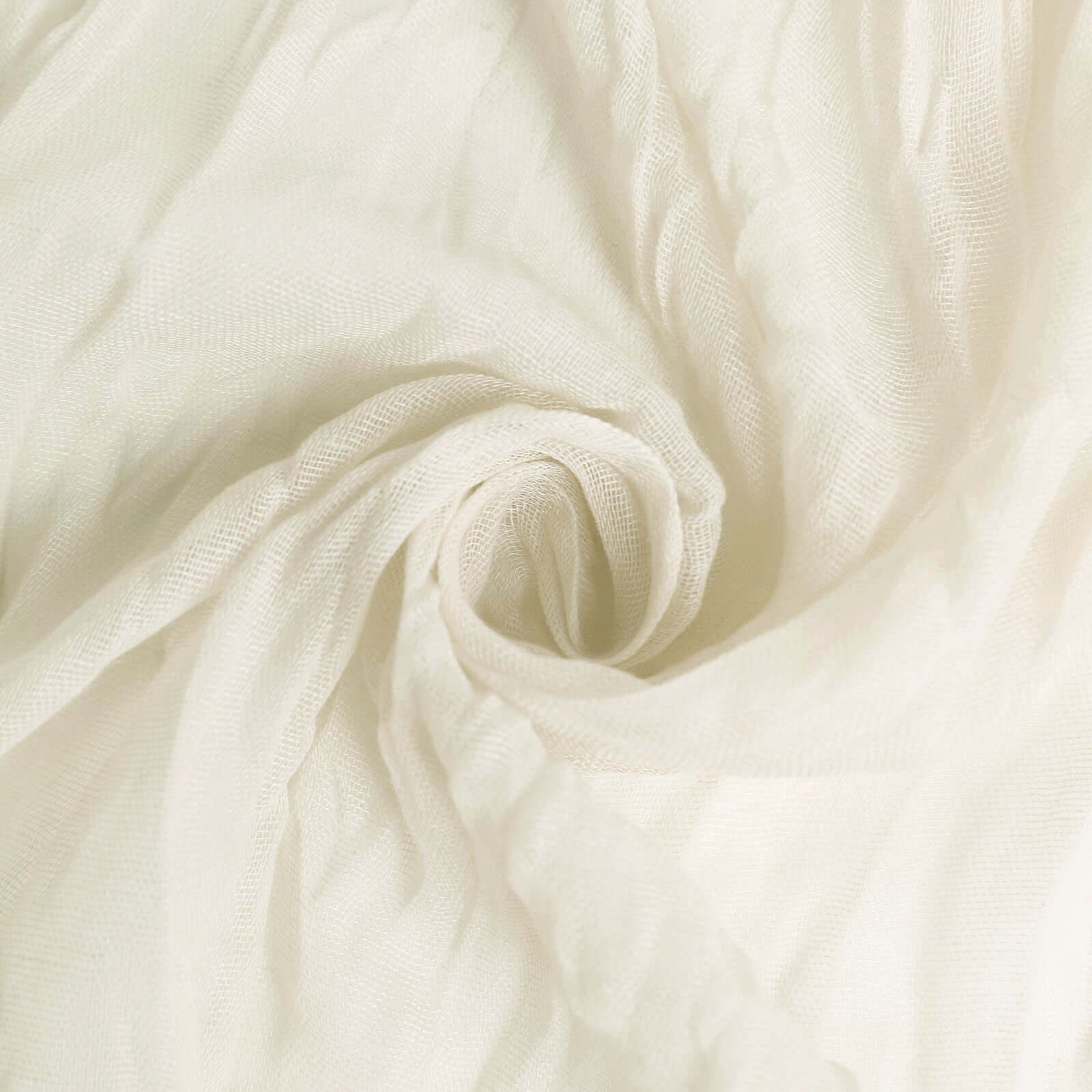 5 Pack Gauze Cheesecloth Napkins 24"x19" Cream - Reusable Boho Dinner Napkins - Image 7