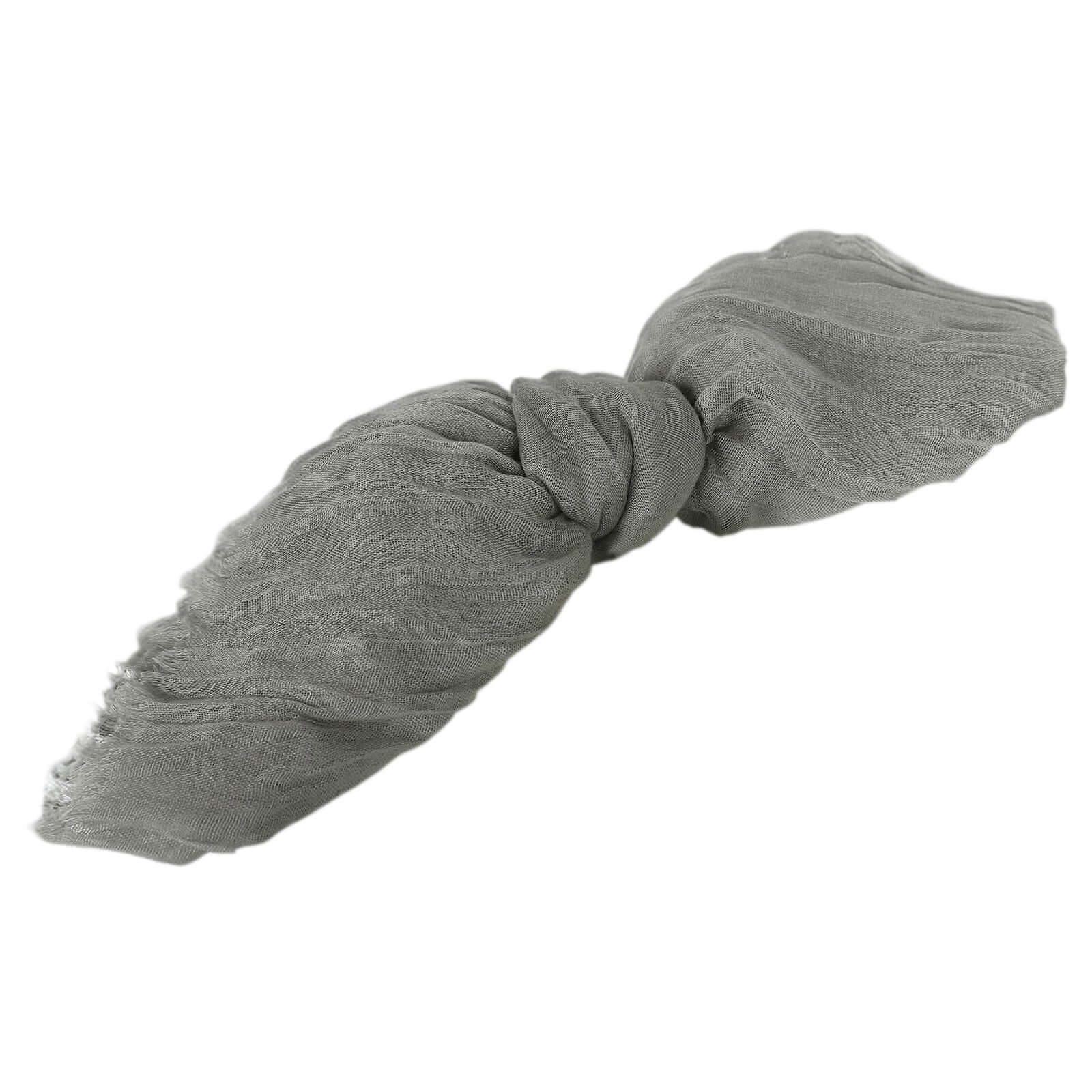 5 Pack Gauze Cheesecloth Napkins 24"x19" Gray - Reusable Boho Dinner Napkins - Image 7
