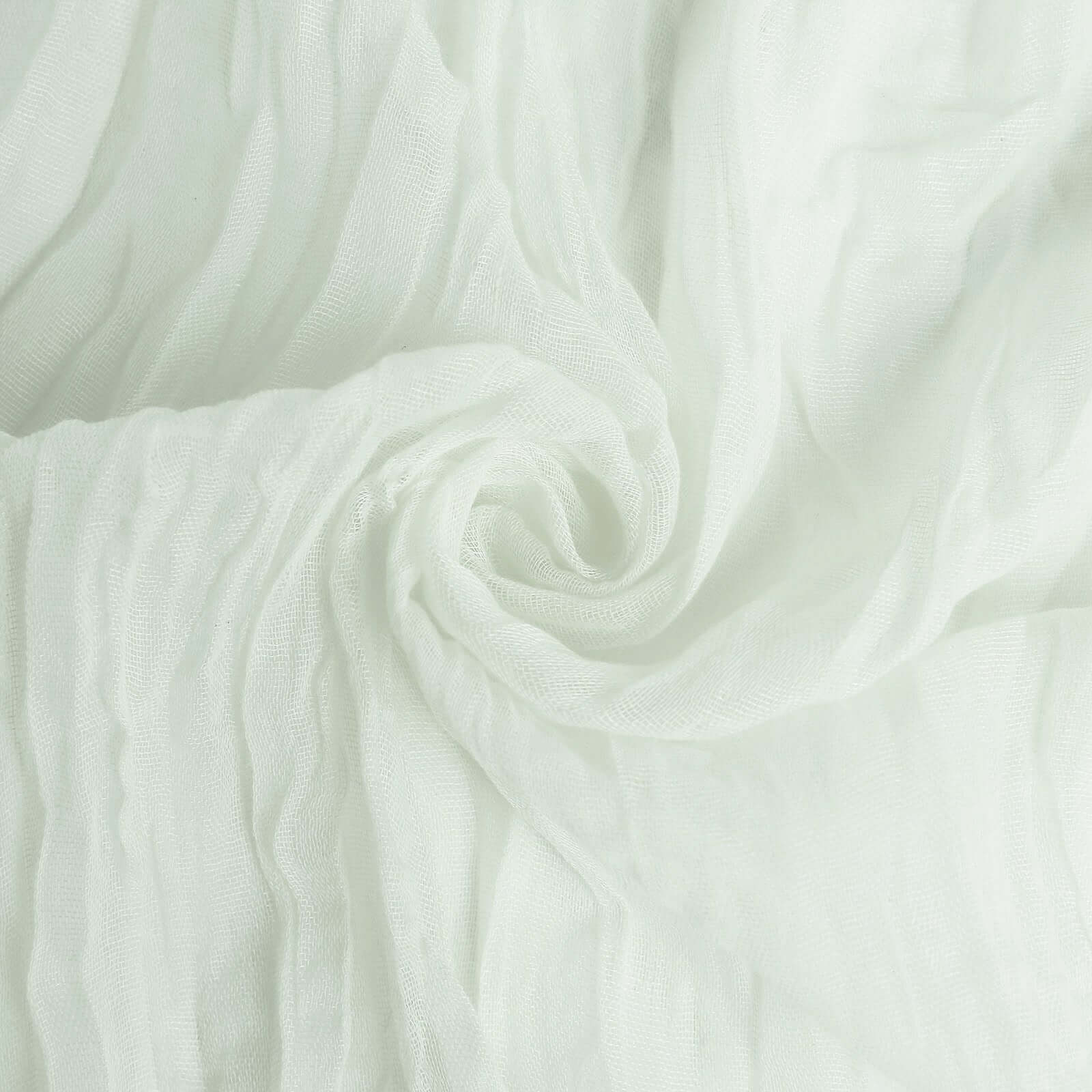 5 Pack Gauze Cheesecloth Napkins 24"x19" Ivory - Reusable Boho Dinner Napkins - Image 8