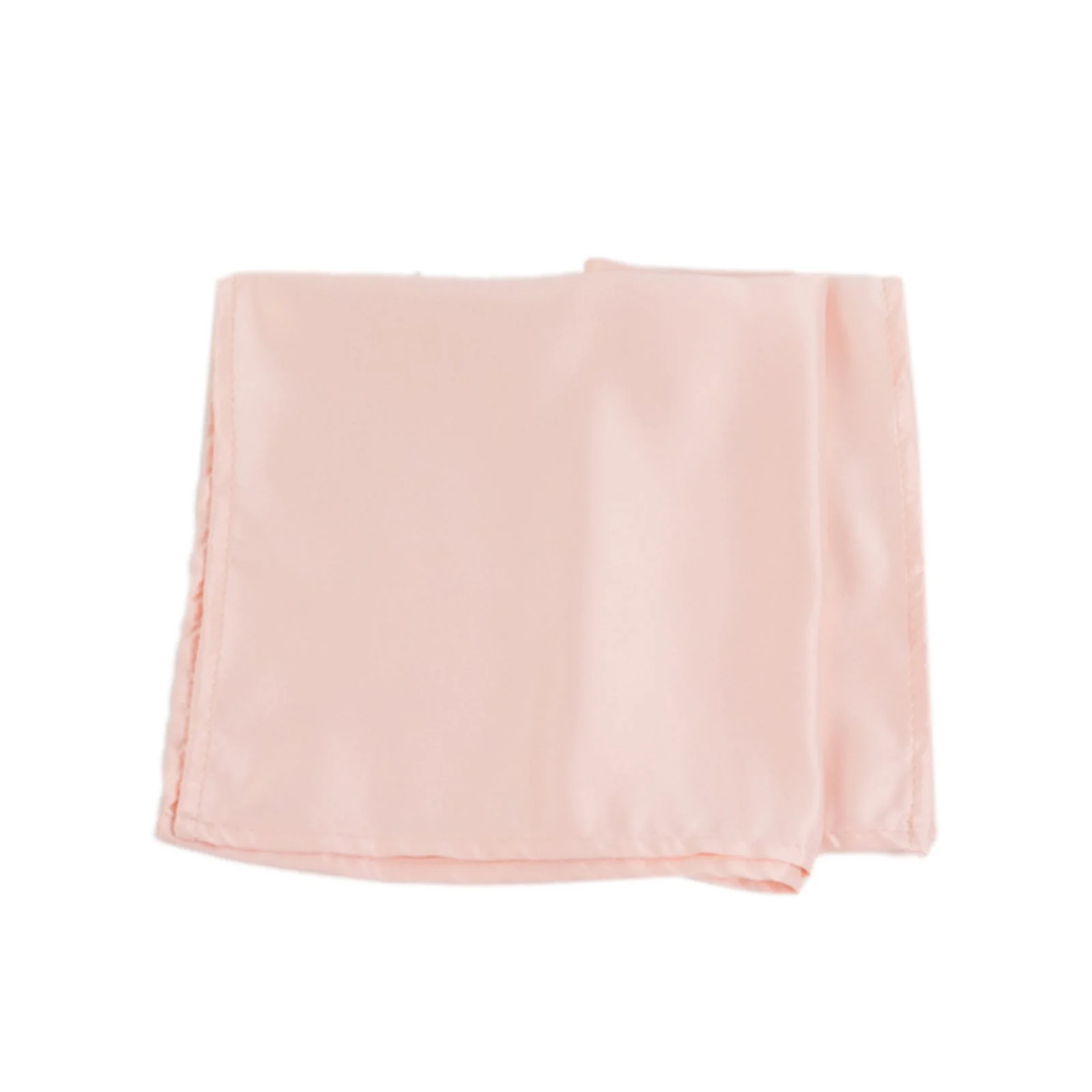 5 Pack Lamour Satin Napkins 20"x20" Blush - Soft Matte Textured Dinner Napkins - Image 3