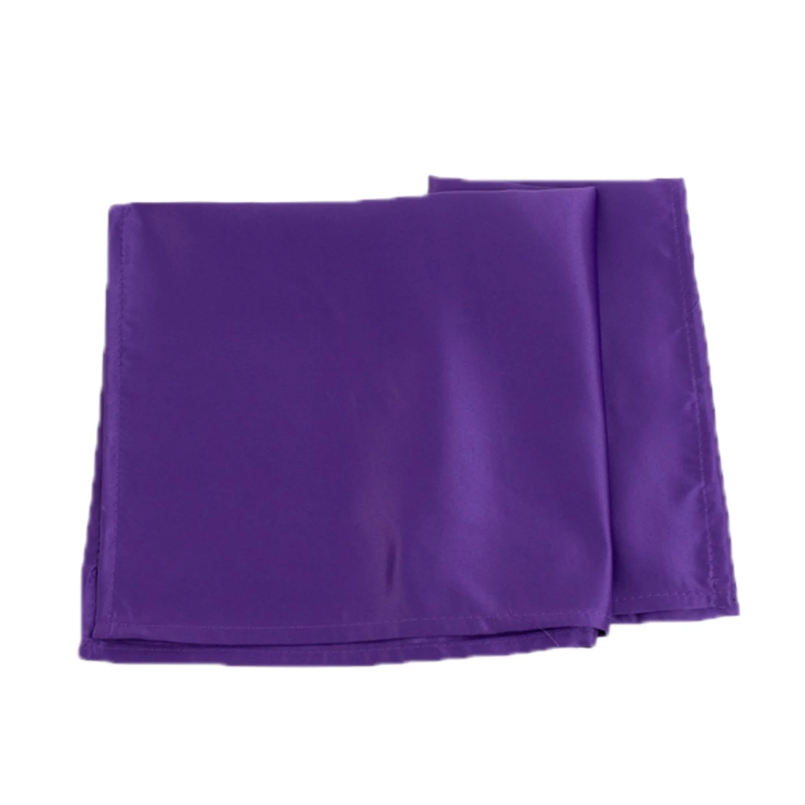 5 Pack Lamour Satin Napkins 20"x20" Purple - Soft Matte Textured Dinner Napkins - Image 3