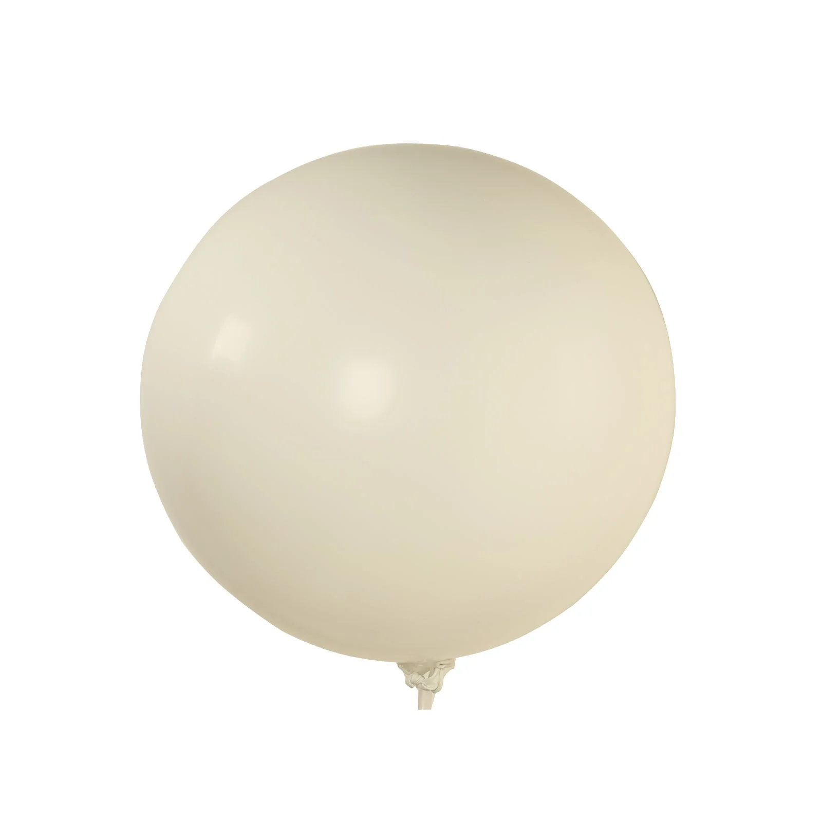 5 Pack Large Off White Biodegradable Balloons, Eco-friendly Thickened Extra Strong Latex Helium Party Balloons - 36" - Image 5