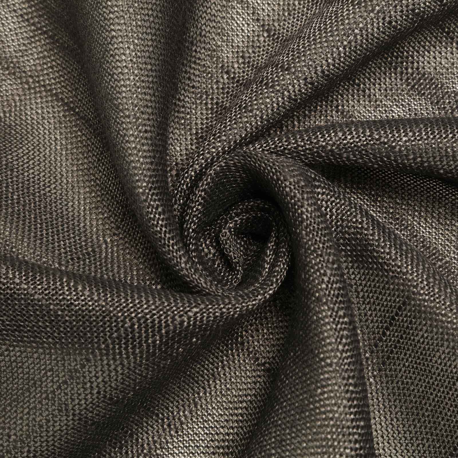 5 Pack Linen Chair Sashes 6"x108" Charcoal Gray Slubby Textured - Wrinkle-Resistant - Image 10
