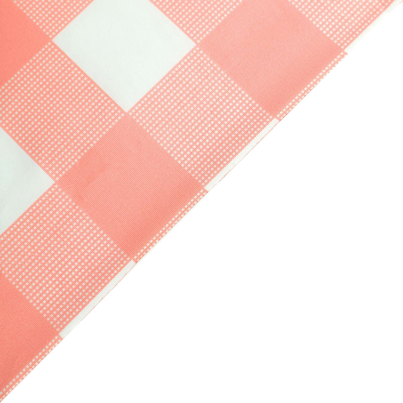 5-Pack Plastic Table Covers 54"x108" Pink Checkered Rectangle - PVC Waterproof Disposable Tablecloths - Image 9