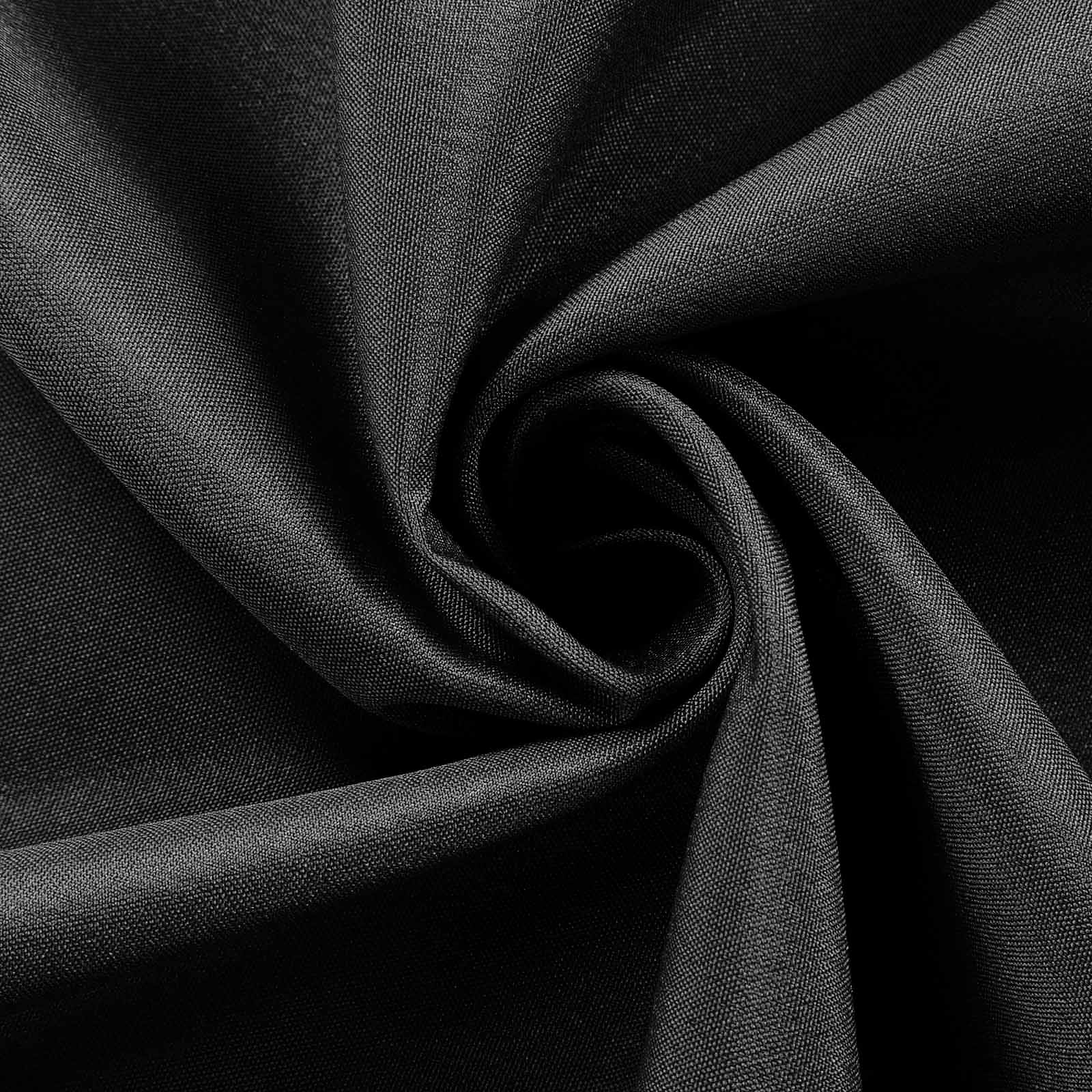 5 Pack Polyester Chair Sashes 6"x108" Black - Versatile & Chic Chair Accessories - Image 3