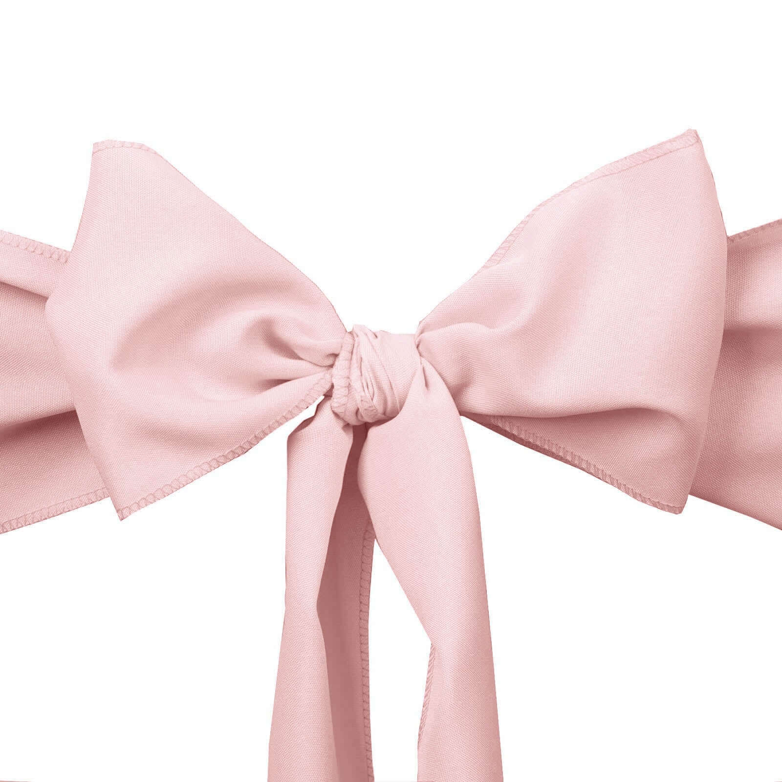 5 Pack Polyester Chair Sashes 6"x108" Blush - Image 6