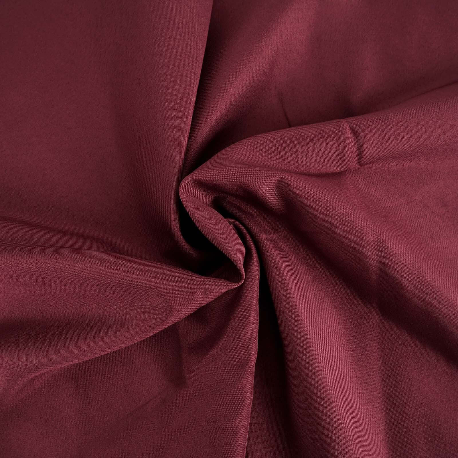 5 Pack Polyester Chair Sashes 6"x108" Burgundy - Image 3