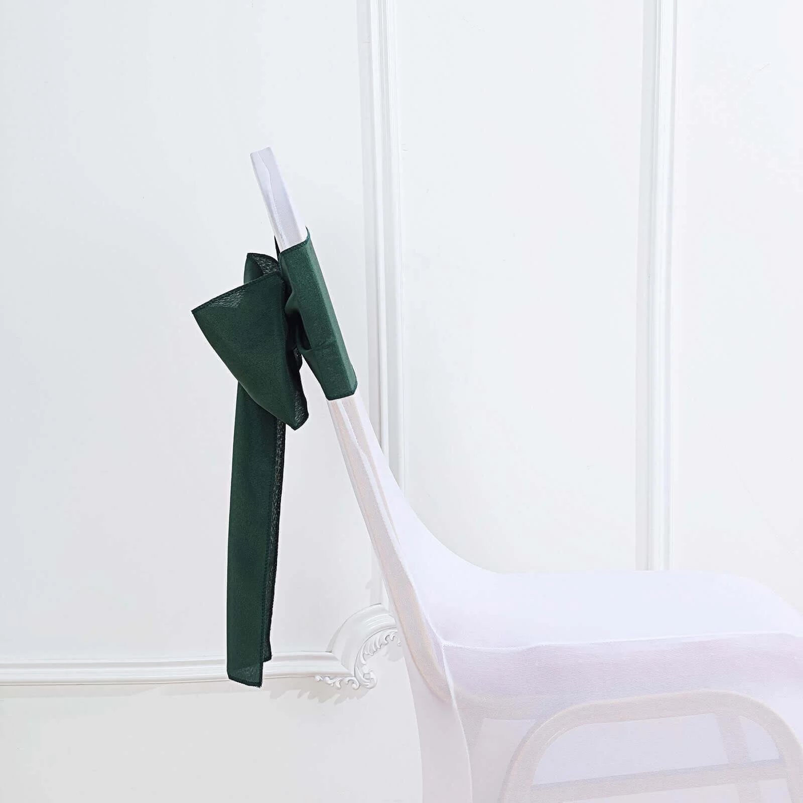 5 Pack Polyester Chair Sashes 6"x108" Hunter Emerald Green - Image 9